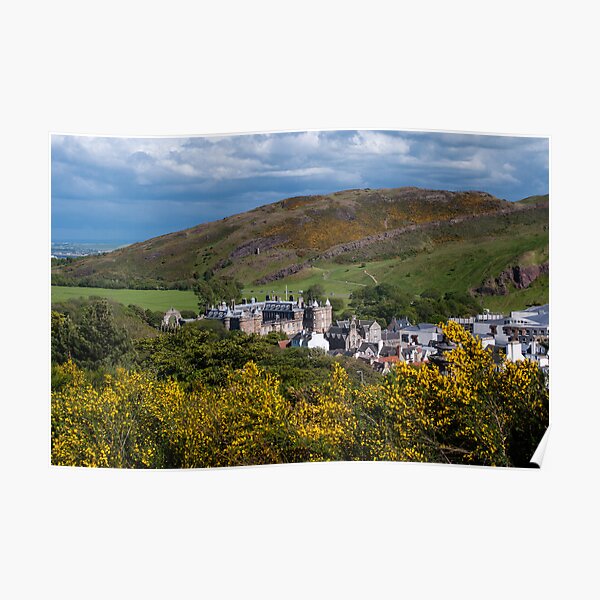 View Over Holyrood Palace Poster