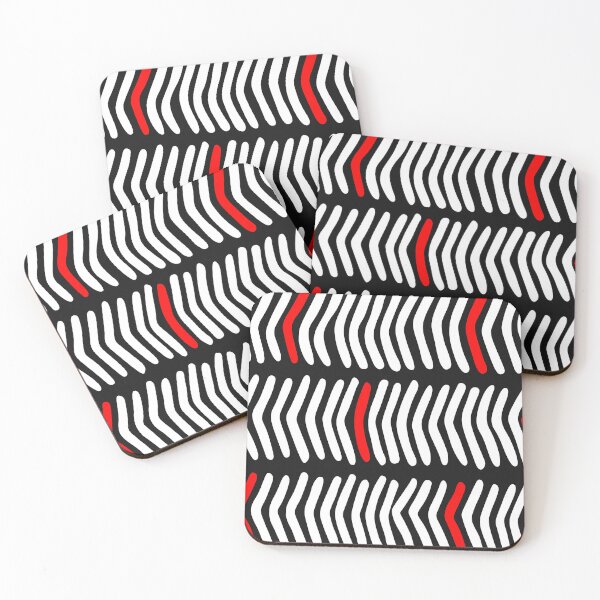 Item preview, Black-Red Pattern designed and sold by sporadicdoodlin.
