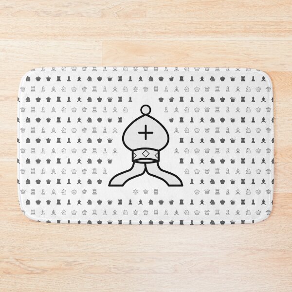 Item preview, Chess Pieces: White Bishop designed and sold by Emeradia.