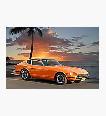 Lámina fotográfica 1971 Datsun 240Z 'La leyenda comienza'