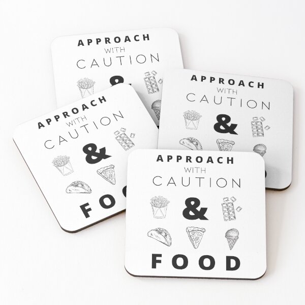 Item preview, Approach with Caution! AND food! designed and sold by Episodic-Echoes.