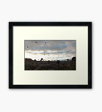 Ballooning Framed Print