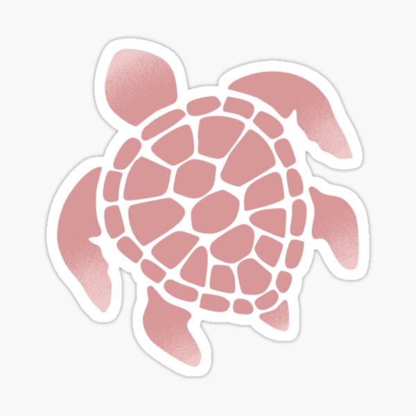 Item preview, Dusty Pink Turtle designed and sold by BluAndCo.