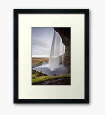 view from behind Framed Print