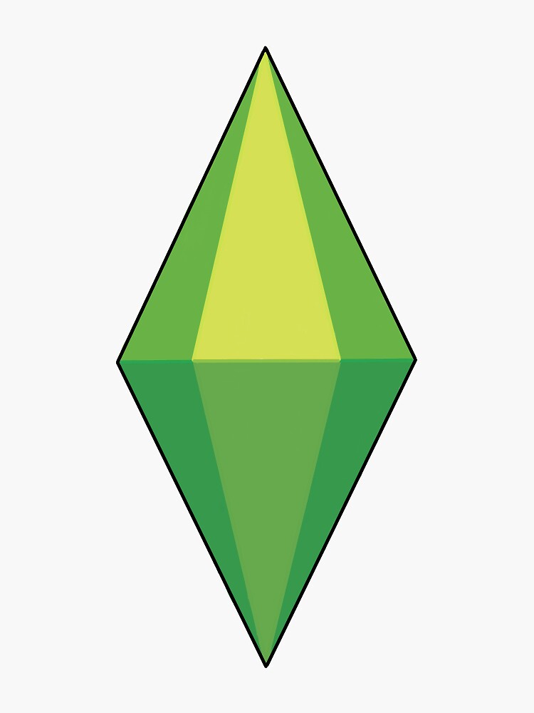 Sims Plumbob Sticker By Dante Strawn Redbubble