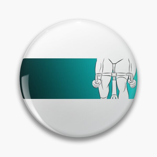 Item preview, Crit Cyclist Front Line Art Turquoise Gradient designed and sold by RabeDesigns.