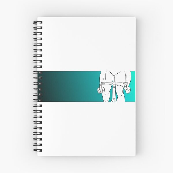 Item preview, Crit Cyclist Front Line Art Turquoise Gradient designed and sold by RabeDesigns.