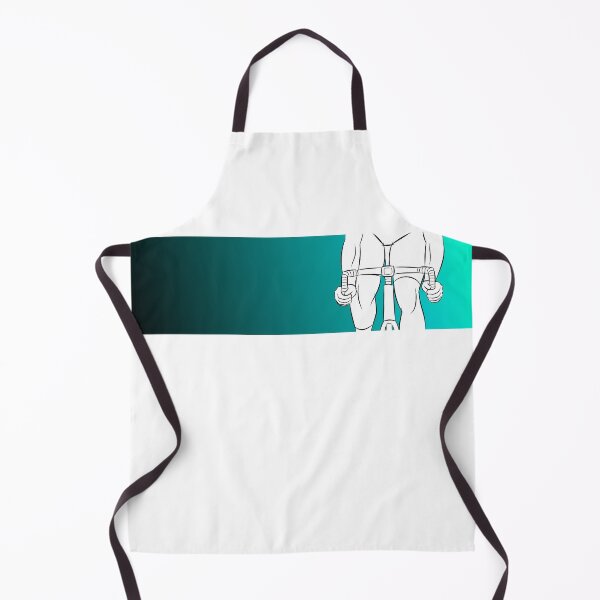 Item preview, Crit Cyclist Front Line Art Turquoise Gradient designed and sold by RabeDesigns.