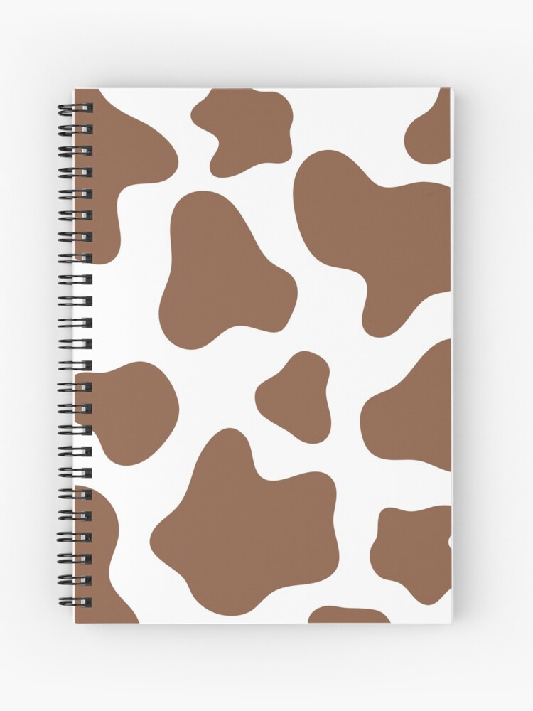 Cow Print and White" Spiral Notebook for Sale by | Redbubble