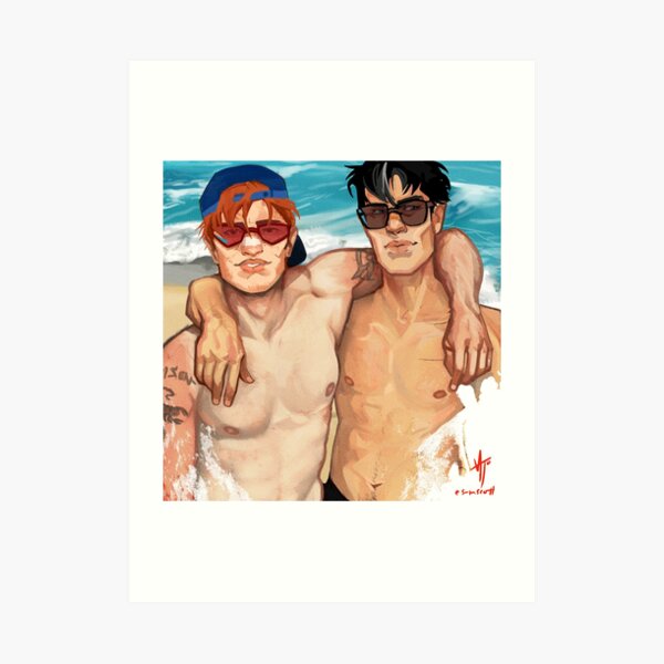 Beach Outlaws: Jay & Roy Art Print