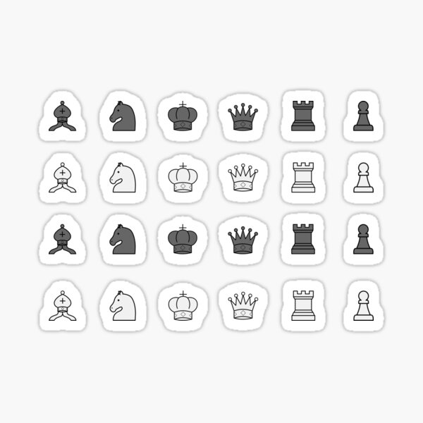  4 x 'Rook Chess Piece' Gift Tags/Labels (GI00028394) :  Everything Else