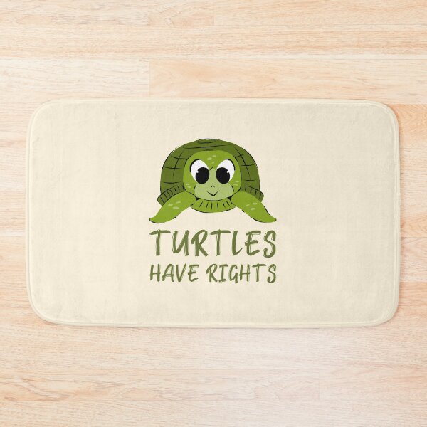 Item preview, Turtles Have Rights Baby Turtle designed and sold by Telle Garcia.