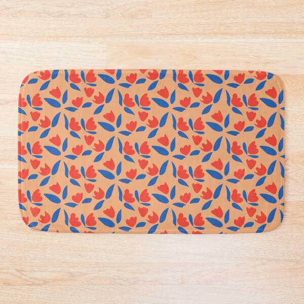 Item preview, Rose Floral Pattern in Blue designed and sold by 1604techni.