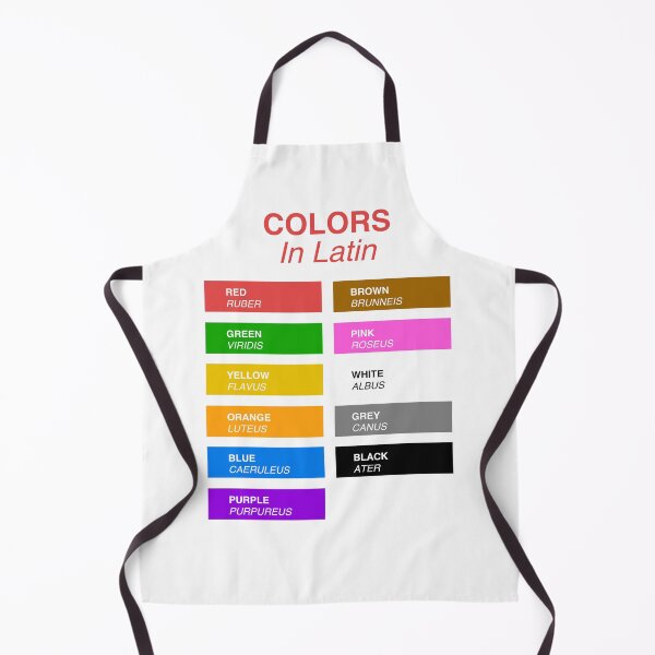 Item preview, Latin Colors - Colors in Latin designed and sold by HiddenVerb.