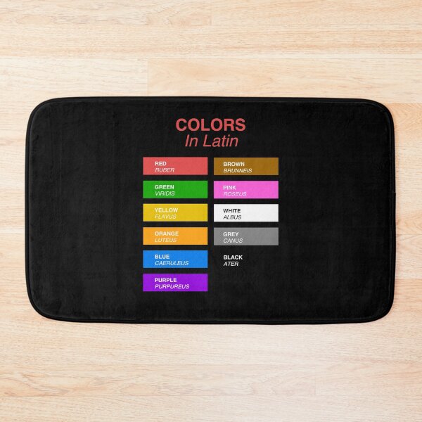 Item preview, Latin Colors - Colors in Latin designed and sold by HiddenVerb.