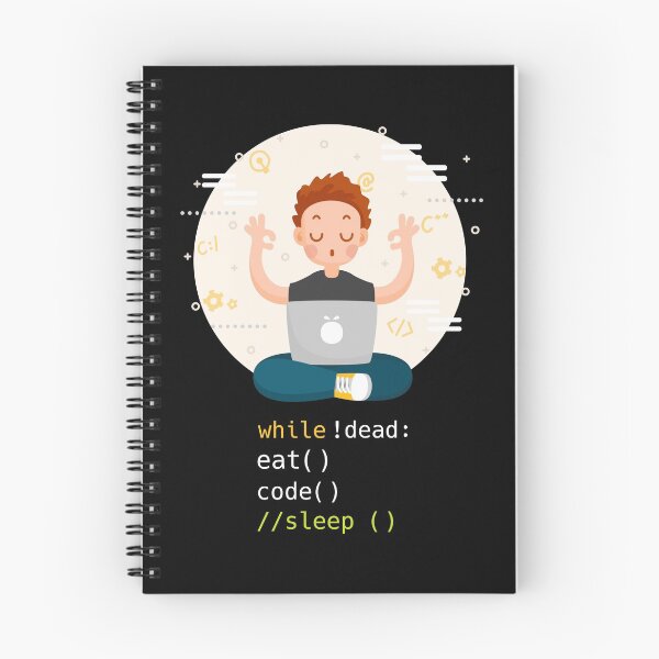 Item preview, Eat Sleep Code Computer Science Programming design print designed and sold by Lisbob.