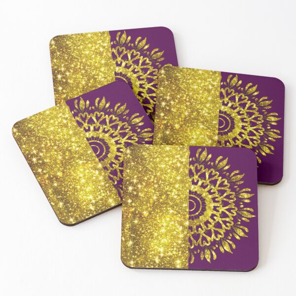 Item preview, Golden Shimmery Mandala (Violet) designed and sold by Dipwins-20.
