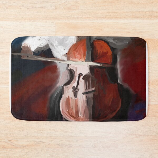 Item preview, cellist playing Cello abstract painting designed and sold by KARTICK DUTTA.