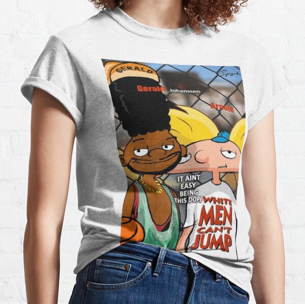 Hey Arnold X Weiße Männer können keine Art Goodies springen Classic T-Shirt