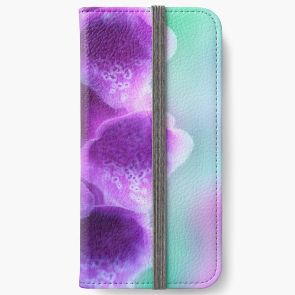 Foxglove Flowers iPhone Wallet