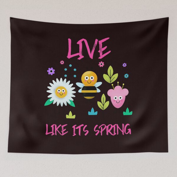 Item preview, Live like its Spring  designed and sold by misskrisnov.