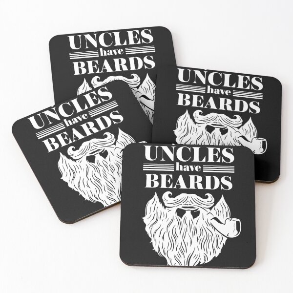 Item preview, Best Uncles Have Beards design, Uncle design, Beard gift graphic designed and sold by Lisbob.