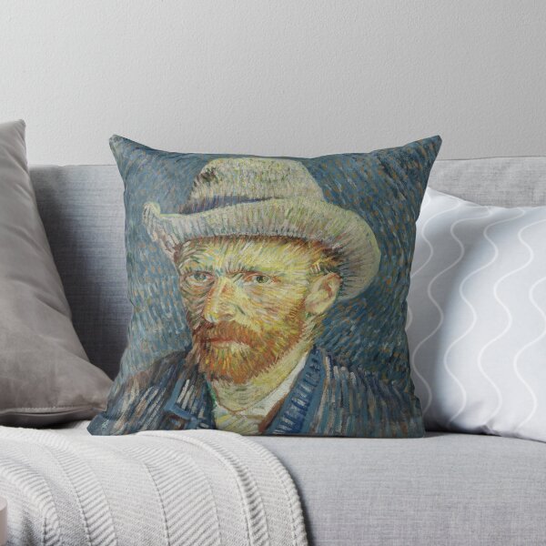 Vincent Van Gogh Self Portrait Throw Pillow