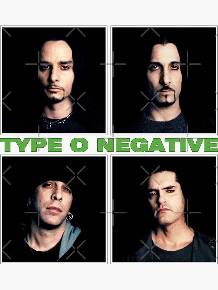 "TYPE O NEGATIVE ALBUM TOUR 2020 DEDEGEMESIN" Sticker by gstarr45  Redbubble