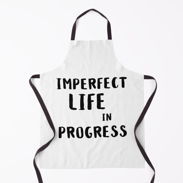 Item preview, Imperfect Life in Progress - Black on White designed and sold by ImperfectLife.