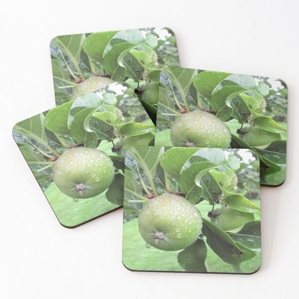 Item preview, Green Apple in the Rain designed and sold by GoNatureDesigns.