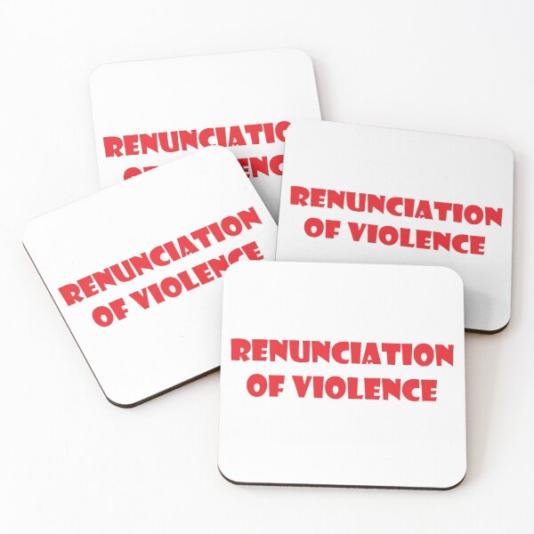 Item preview, renunciation of violence designed and sold by orsiches.