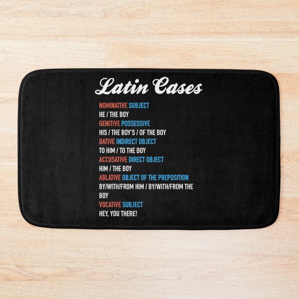 Item preview, Latin Cases - Nominative Dative Accusative Etc designed and sold by HiddenVerb.