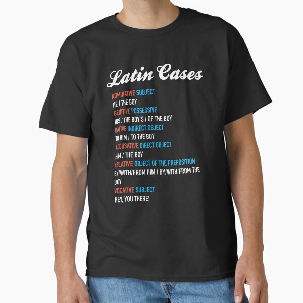 Item preview, Latin Cases - Nominative Dative Accusative Etc designed and sold by HiddenVerb.
