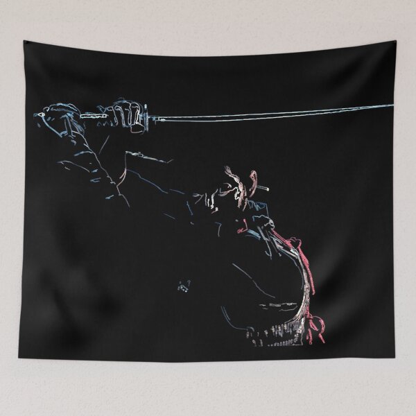 Item preview, Ghost of Tsushima Game Line Art  designed and sold by S Y N T H R E A L M.