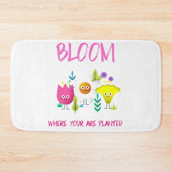 Item preview, Bloom where your are planted Spring Quote designed and sold by misskrisnov.