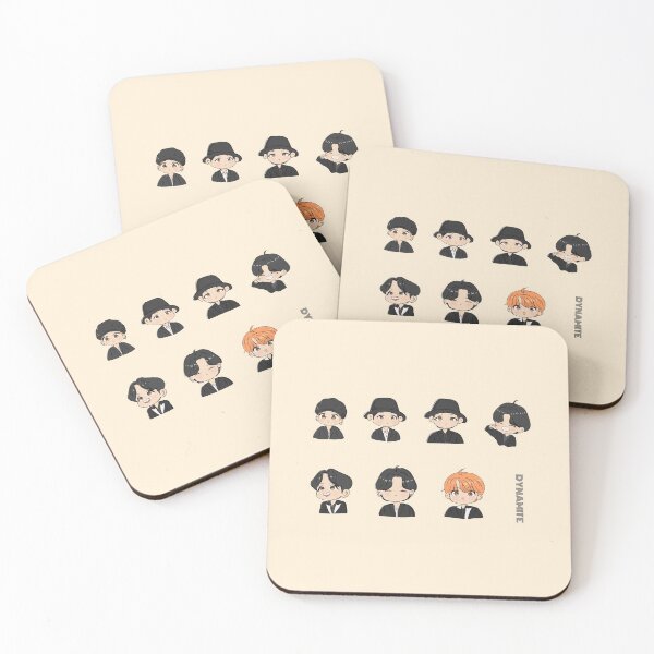 Item preview, BTS chibi pack designed and sold by Khushi Mali.