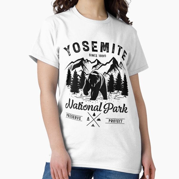 Item preview, Yosemite National Park Since 1890 Vintage Gift designed and sold by AntonetteSimo.