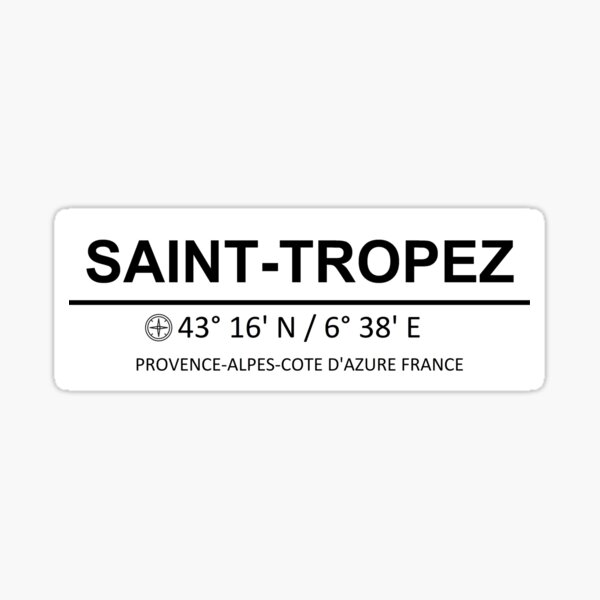 Item preview, Saint-Tropez Coordinates designed and sold by ElsmanDesign.