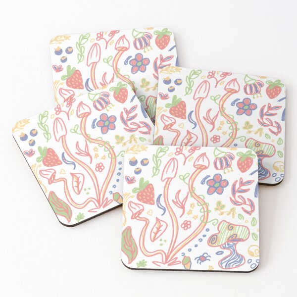 Item preview, Garden friends ( plants n mushrooms n bugs )  designed and sold by mol842.