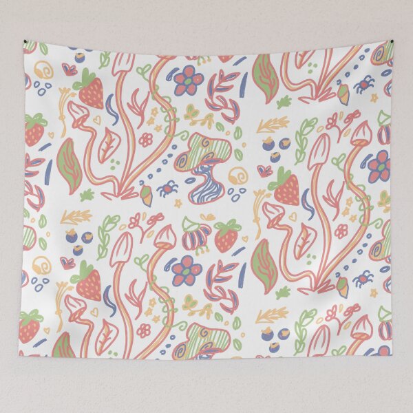 Item preview, Garden friends ( plants n mushrooms n bugs ) designed and sold by mol842.