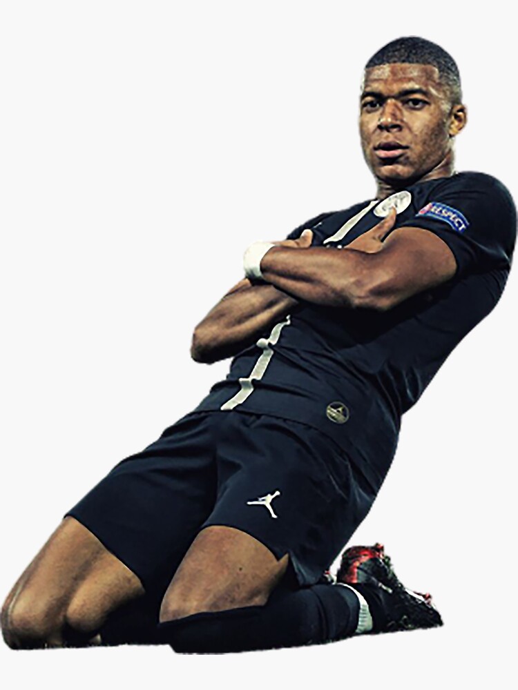 "Mbappe Celebration" Sticker by Soccerteam | Redbubble