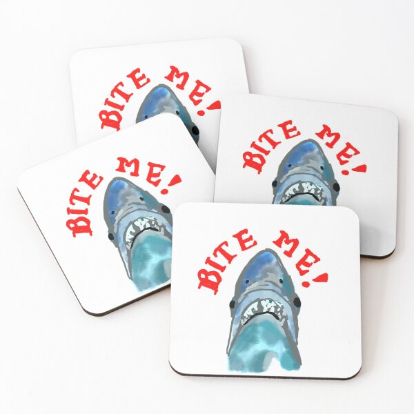 Item preview, Jaws Shark Bite Me designed and sold by KatharineArt.