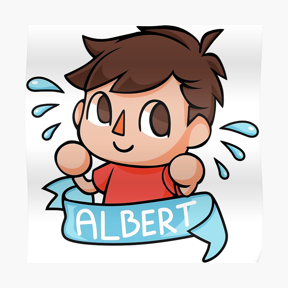 Fight Alberts Sticker By Sylviarobert Redbubble - how to get alberts head in roblox