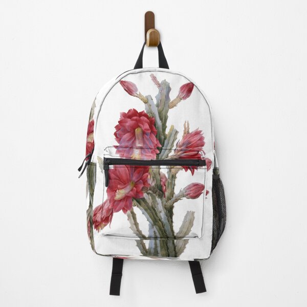 Item preview, FLOWERING CACTUS WITH RED PINK FLOWERS designed and sold by BulganLumini.