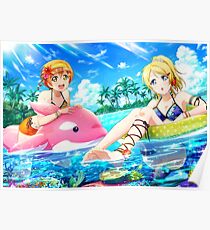 Love Live! School Idol Project - By The Beach Poster