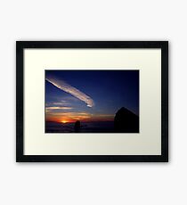 CANON BEACH SUNSET~ Framed Print