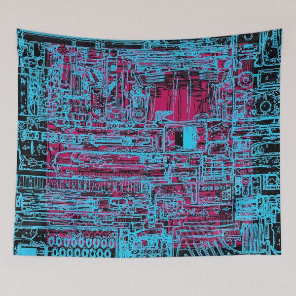Item preview, Abstract Vintage Geometric Retro Pattern  designed and sold by S Y N T H R E A L M.
