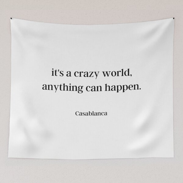 Item preview, Casablanca Quote designed and sold by HighSociety00.