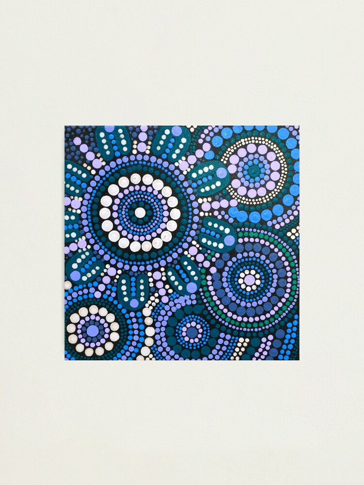 Beautiful Aboriginal art. With use of dot art - Raintree Art