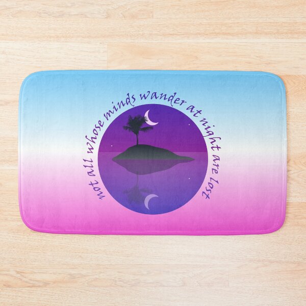 Item preview, Not all whose minds wander at night are lost designed and sold by belly-e-luna.